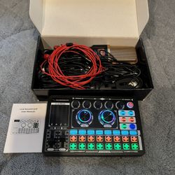 Sound Board And Microphone 