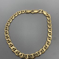 14k Gold Gucci Link Bracelet 8.5”