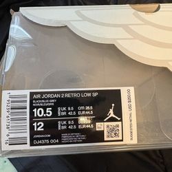 Jordan 2 Low Off White 