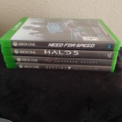 XBOX ONE VIDEO GAME LOT $5.00 EACH 