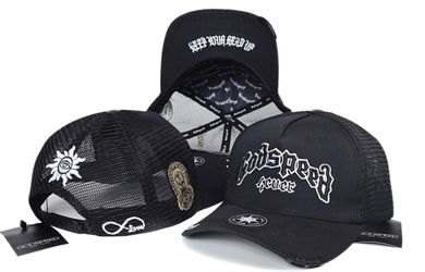 Godspeed New York Black Trucker Snapback Hat