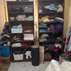 Two Large Bookshelves 