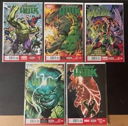 Savage Hulk 2014 1-5 Marvel Comic Book lot X-Men Abomination