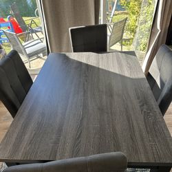 Dining Table With 4 Chairs