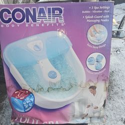 Prices Firm.. Brand New Never Used Conair Foot Massager Bath