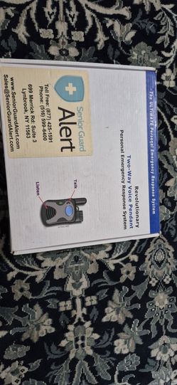 New , Two Way Voice Pendant Emergency Response System , Senior Guard Alert.