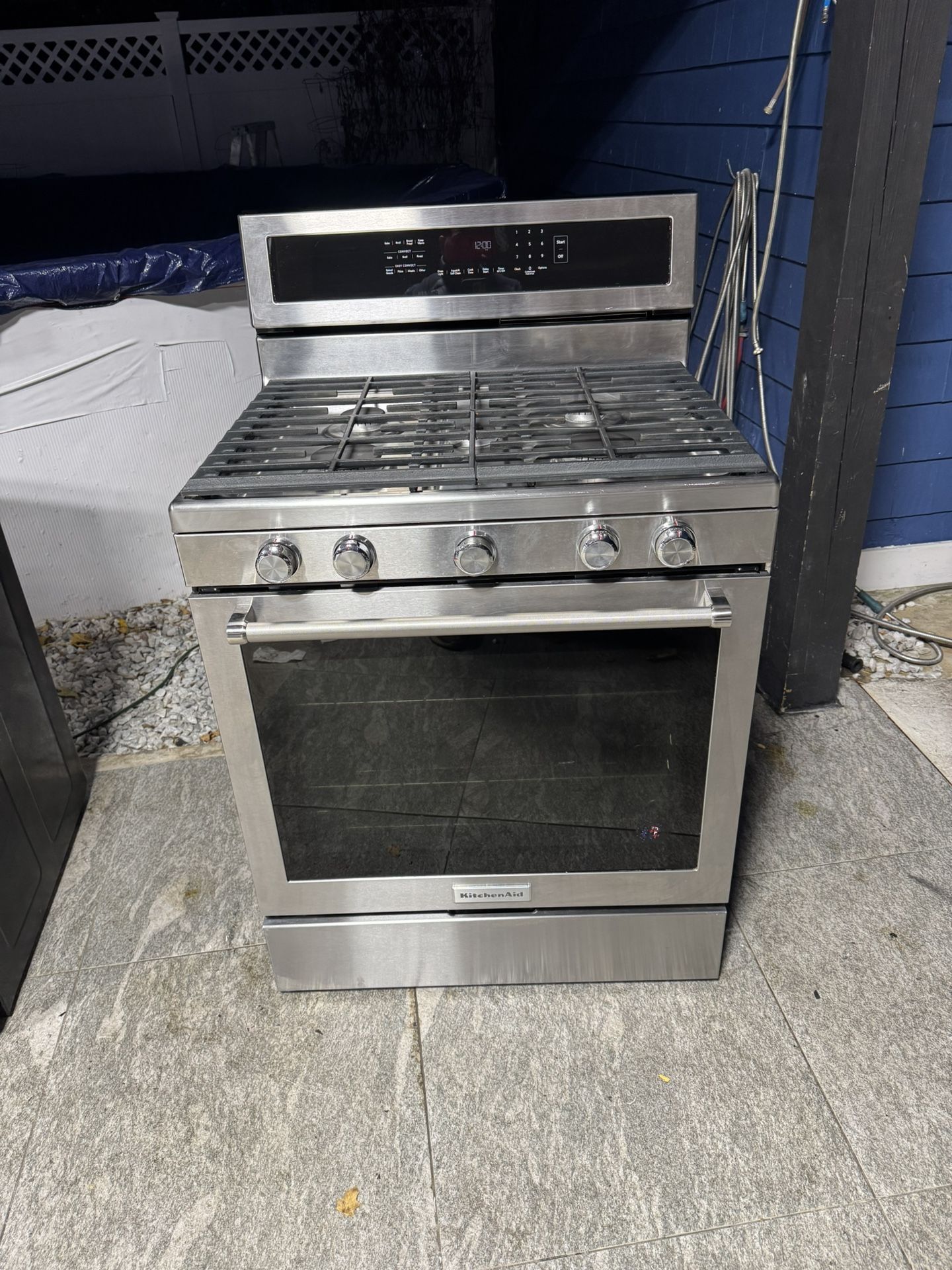 Kichen-aid Gas Stove Working Perfect Clean One Receipt For 90 Days Warranty 