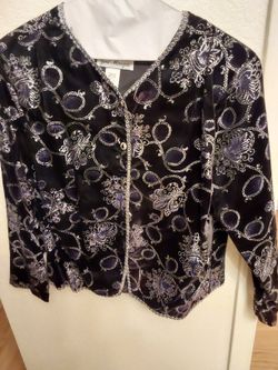 Sparkly, Velvety Jacket