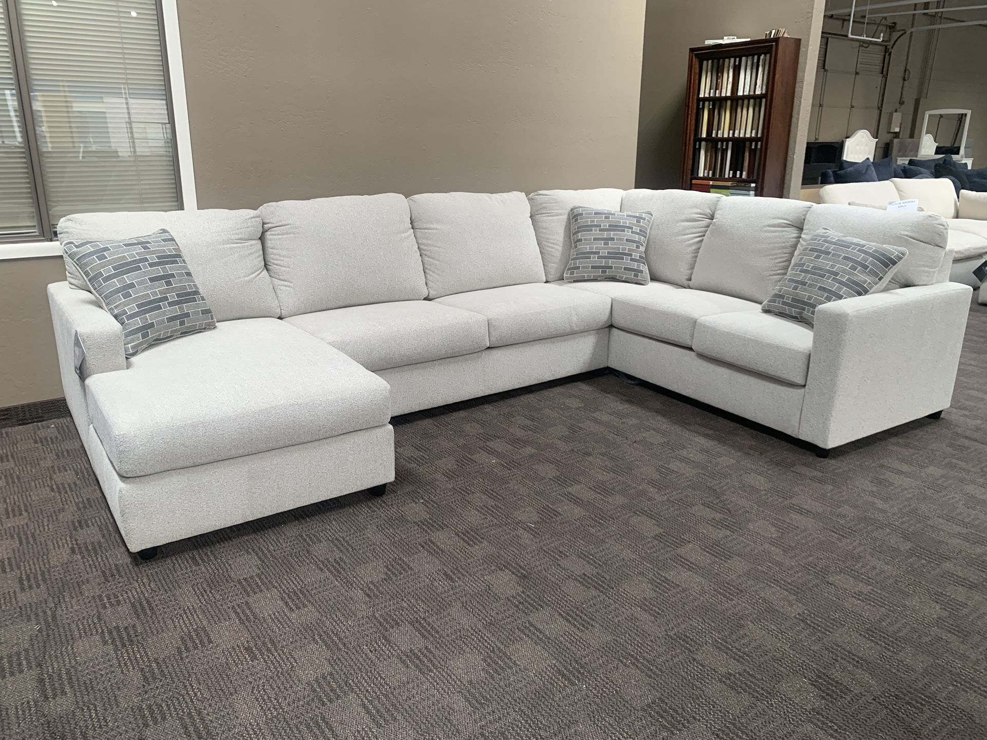 New Cream White Sectional Sofa