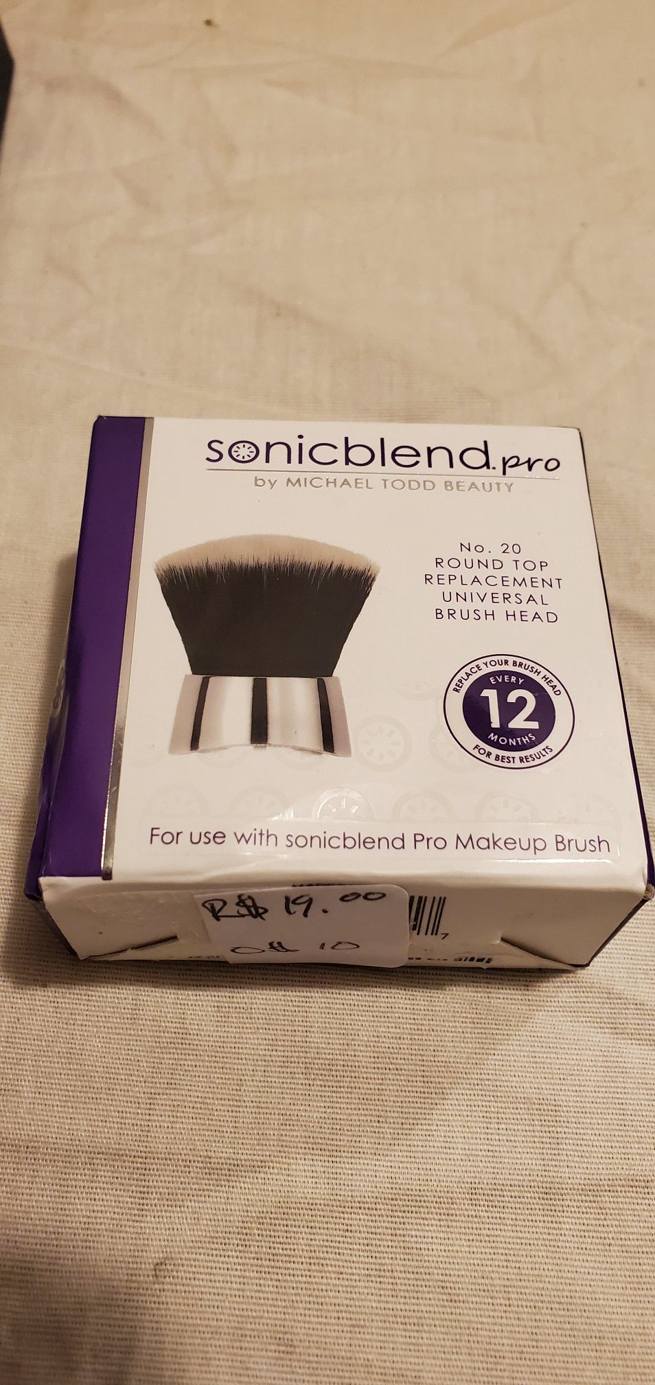 Sonic blend pro round top makeup brush head