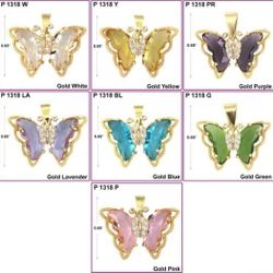 Gold Plated Butterfly Necklace
