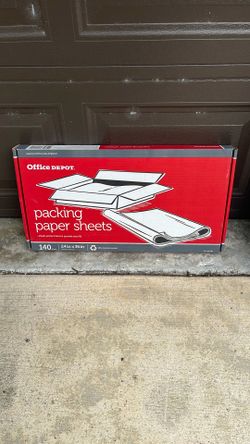 Packing paper sheets 