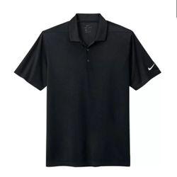 Nike Dri Fit Black Golf Polo Men’s size Small
