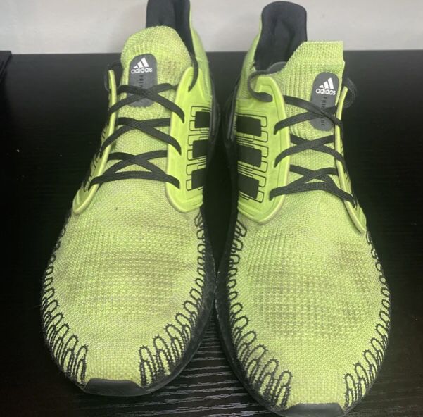 Adidas UltraBoost 20 Mens 11.5 Running Shoes Neon Green Volt