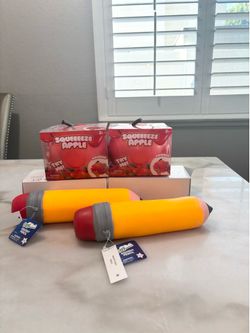 Toy Mendous Sunny Days Pencil And Apple Jumbo Squishy