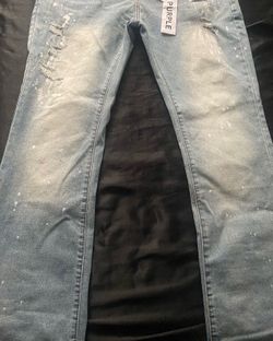 Flared purple jeans size 38 great condition tuff raw asf