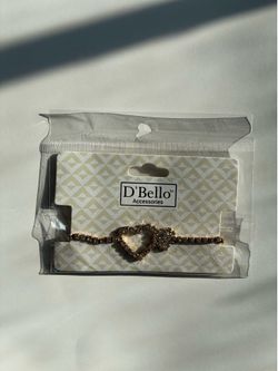 NEW! D'Bello Accessories bracelet with heart charm