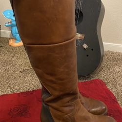 Knee High Leather Boots 