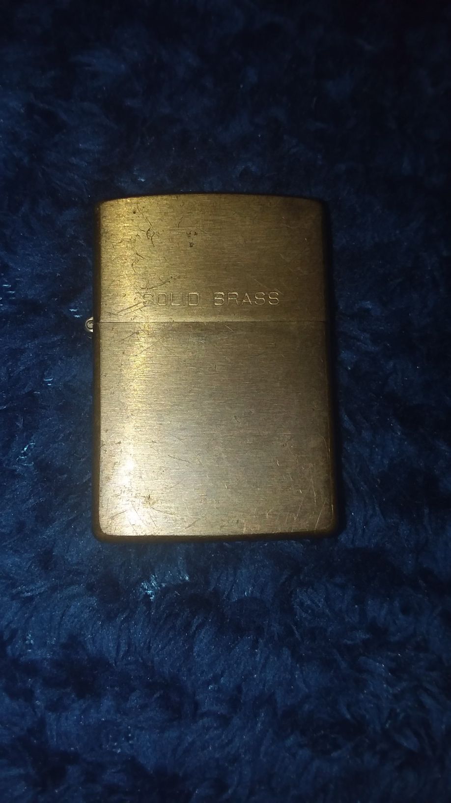 Vintage Solid Brass ZIPPO Lighter 1932 - 1992 60th Anniversary