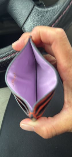 Orange Versace mini card holder