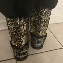Juicy Couture Sequin boots