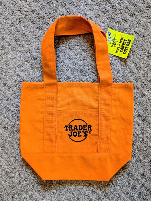 Trader Joes - Exclusive - Trick Or Treat Canvas Tote Bag