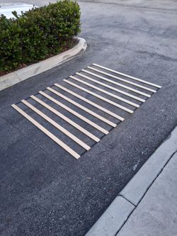 Queen Bed Slats 58 3/4"x2"x1/2"