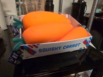 New Squeezy Carrot Toy