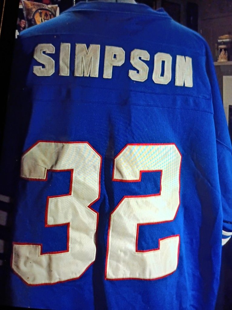 BUFFALO BILL NFL O.J.SIMPSON #32 VINTAGE JERSEY THROW BACK
