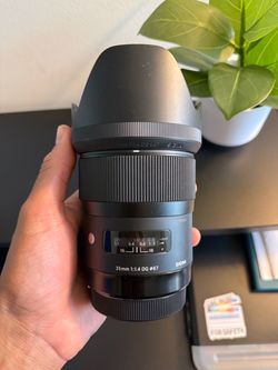 Sigma 35mm 1.4 lens for Canon with Canon 7D