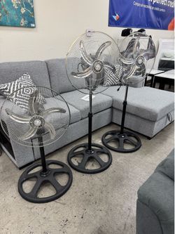 BRAND NEW Fans, Oscillating High-Velocity Pedestal Fan