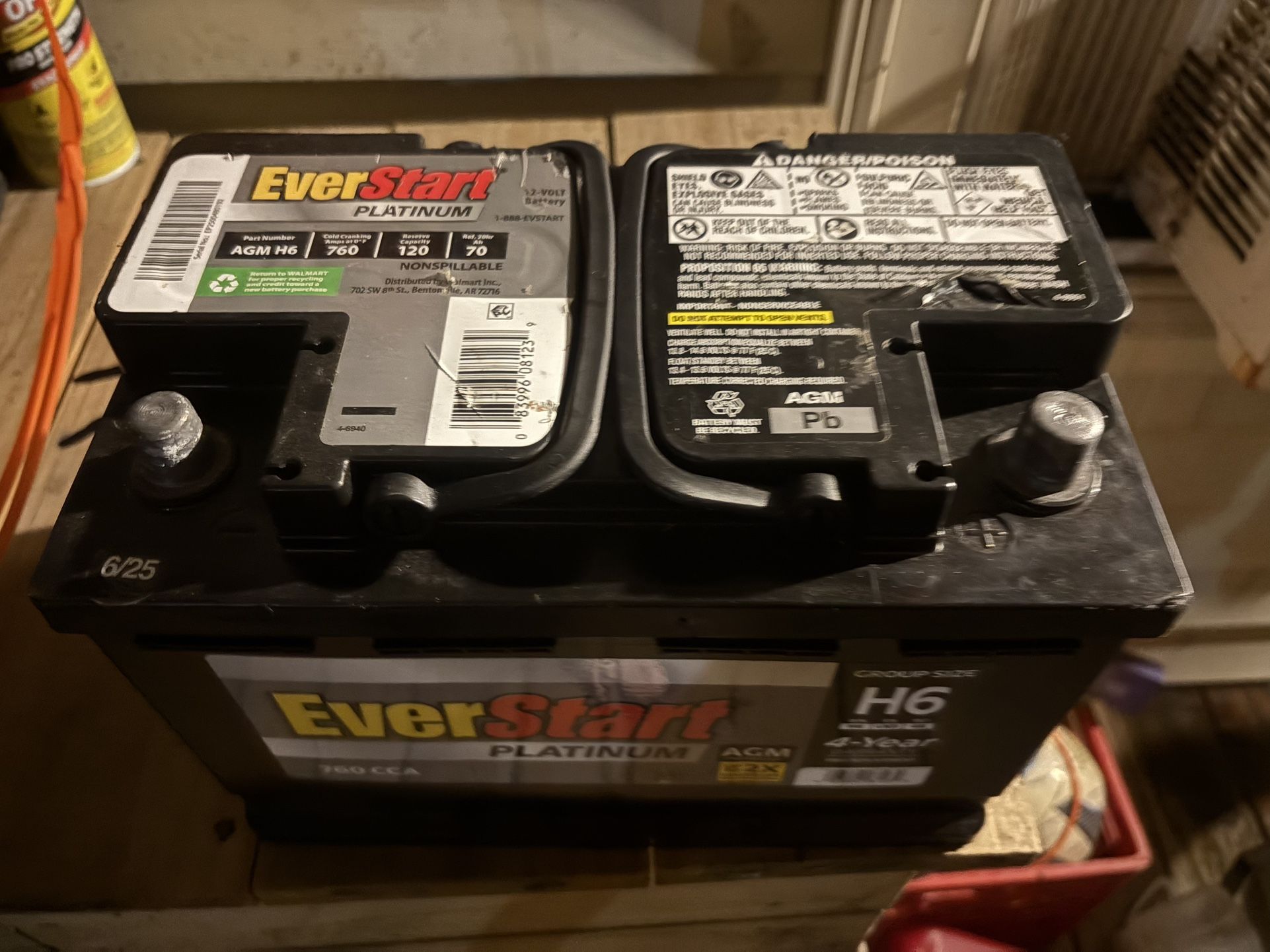 Ever start Platinum H6 Battery (brand New)
