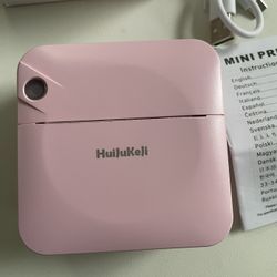 Mini Sticker Printer Bluetooth Smart Pocket Inkless Thermal Printer
