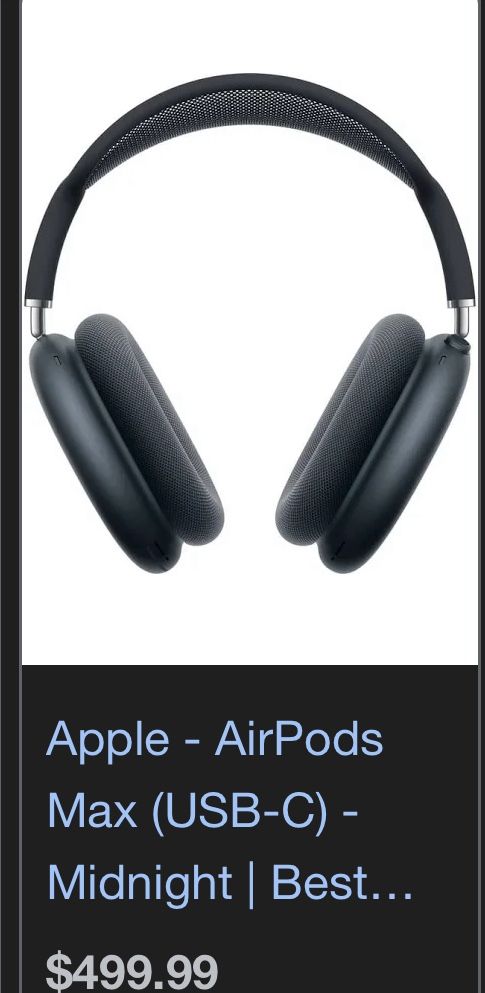apple AirPods Max Midnight Color