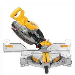 DEWALT 15 Amp Corded 12 in. Compound Double Bevel Miter Saw