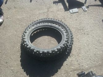Two dirt bike tires never used
