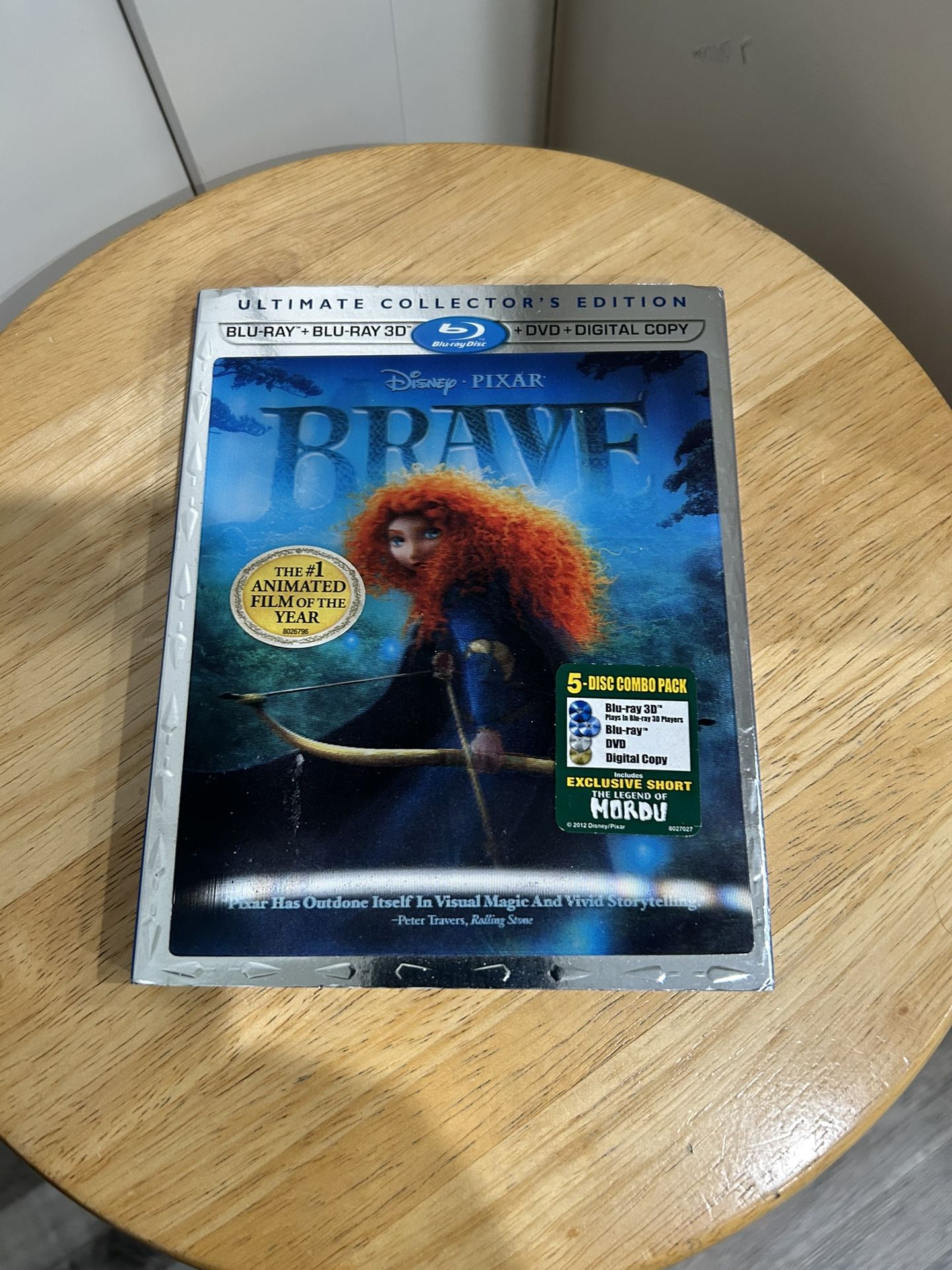 Disney’s Brave Blu-Ray 3D Five Disc Set (New)