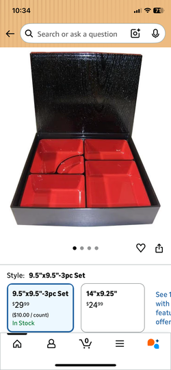 Japanese Bento Box $20