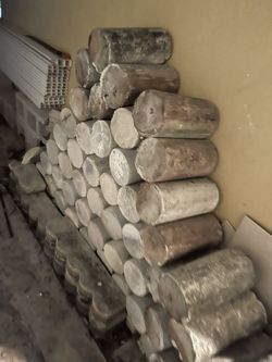 Solid Cylinder Concrete Blocks