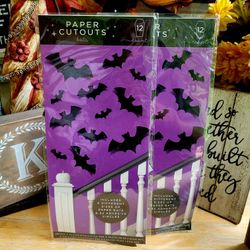 Paper Bats Wall Decorations
