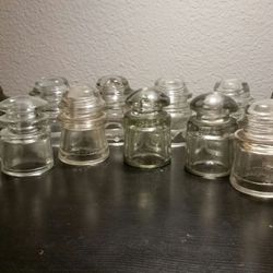 Glass telephone pole insulators $2 Each 