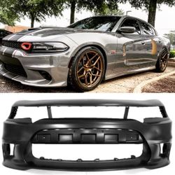 Front Bumper For Dodge Charger 2015 through 2021 Scat Pack Hellcat GT RT