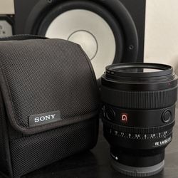 Sony 50 mm 1.4 G Master lens (Insured)
