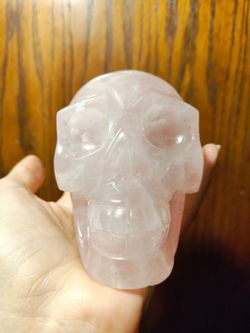 Medium Rose quartz Skull