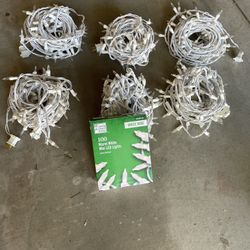 LED Christmas Lights (6 Strands Of 100)