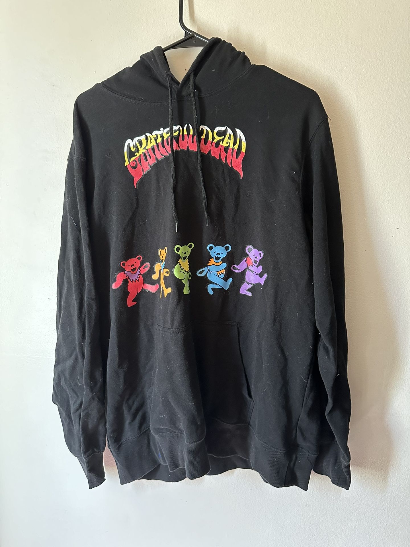 The Grateful Dead Dancing Bears Dead Head Pullover Sweatshirt Hoodie XL