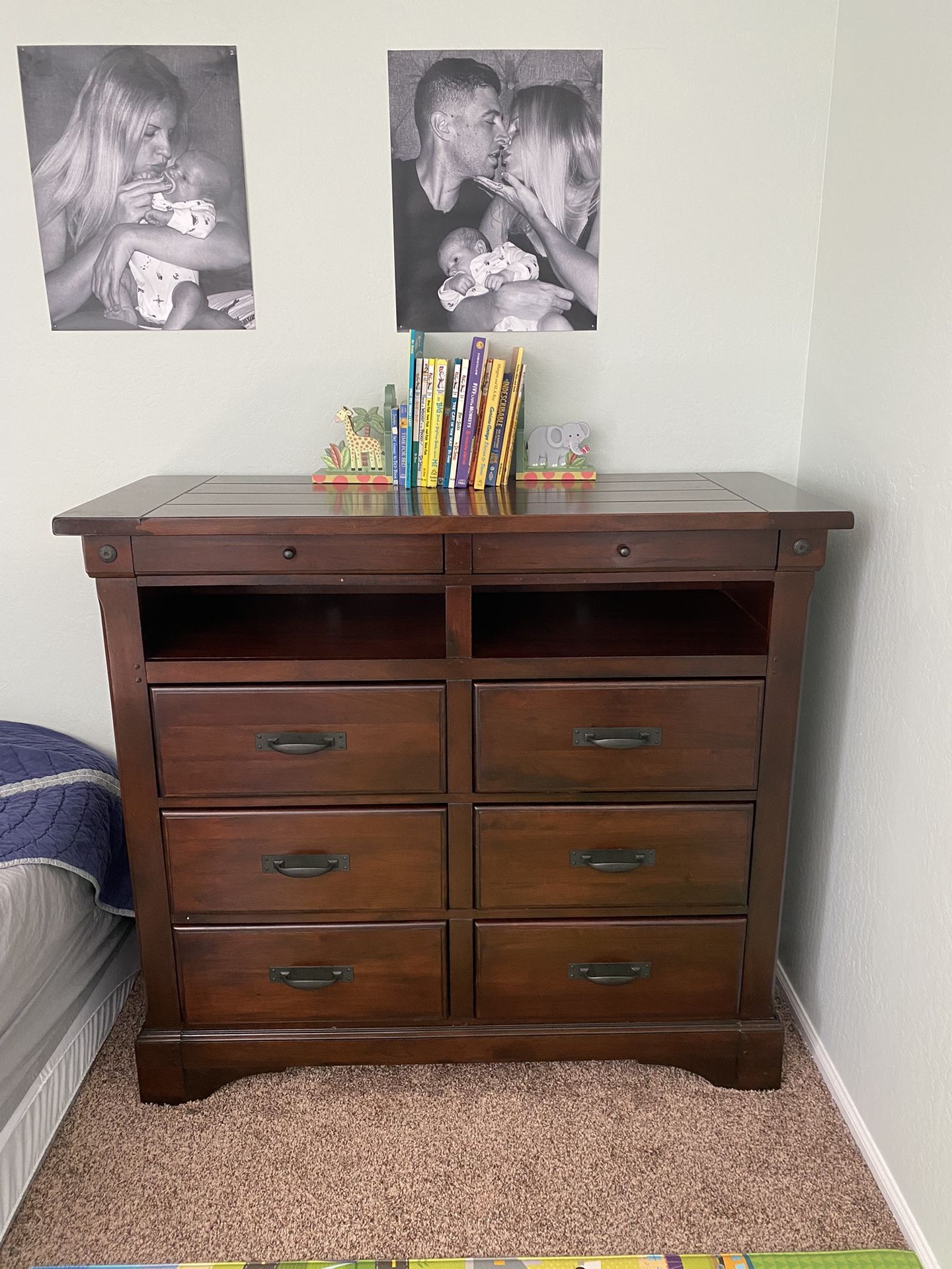 SOLID MAHOGANY DRESSER