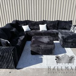 (Several Colors) Ultra-Oversized Fluffy Sectional Sofas