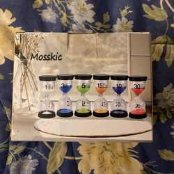6 Color Mosskic Sand Timers