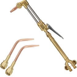MIU-1516 Portable Oxygen Acetylene Torch Kit with Gas Tank, Professional Brazing Welding Cutting Torch